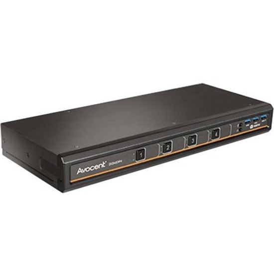 AVOCENT SV240DPH-400 SwitchView Desktop KVM, 4 Port, Single Head, Universal Connector, TAA Compliant