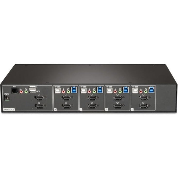 AVOCENT SV340DPH-400 SwitchView Desktop KVM, 4 Port, Dual Head, Universal Connector, TAA Compliant