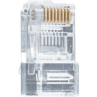Jonard Tools RJ45-550 RJ45 CAT5e Pass-Through Connectors (Pack of 50), Gold Plated Network Connector