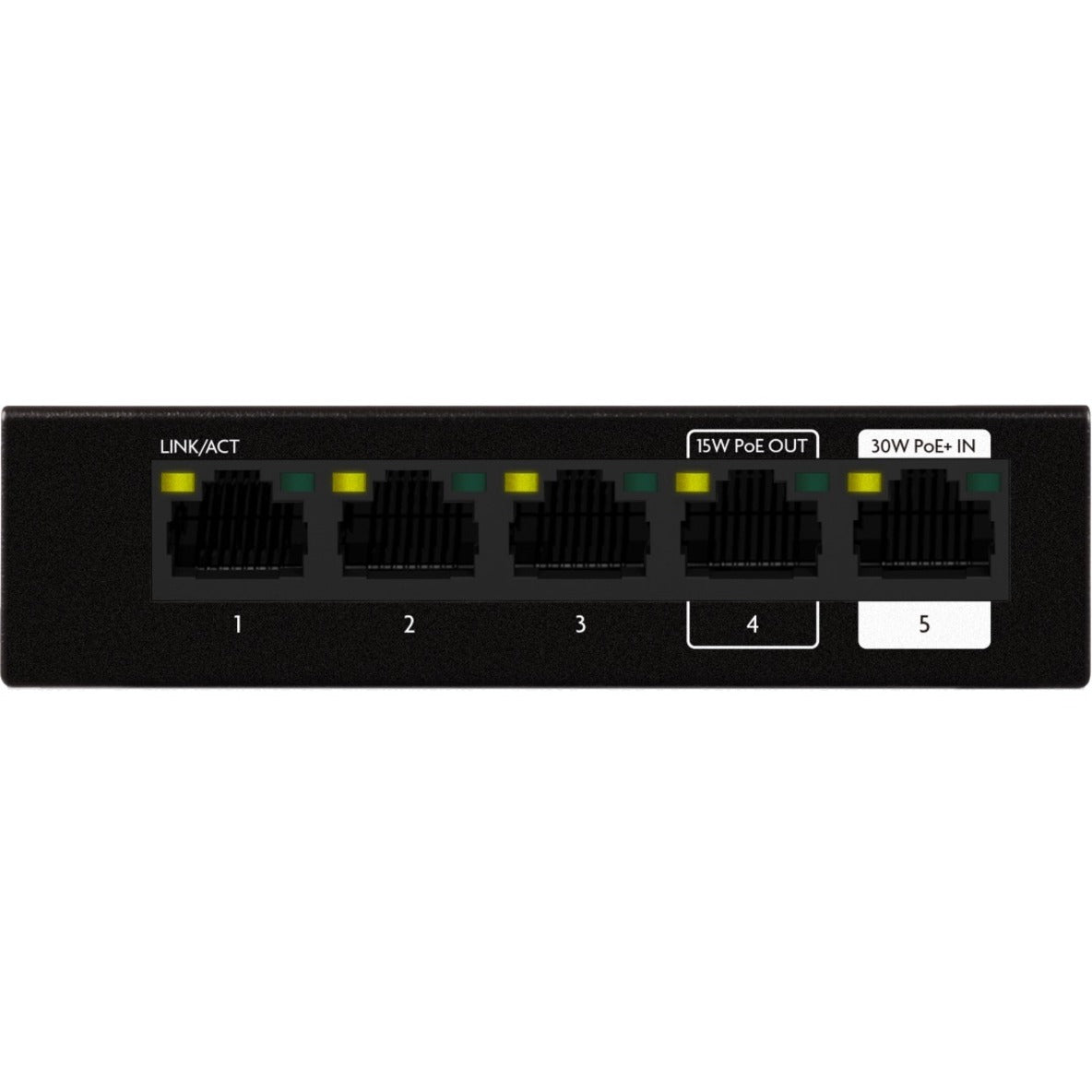 Luxul SW-100-05PD 5 Port Gb Multi-Mount Switch w/ PD Power, Gigabit Ethernet, PoE+ Support