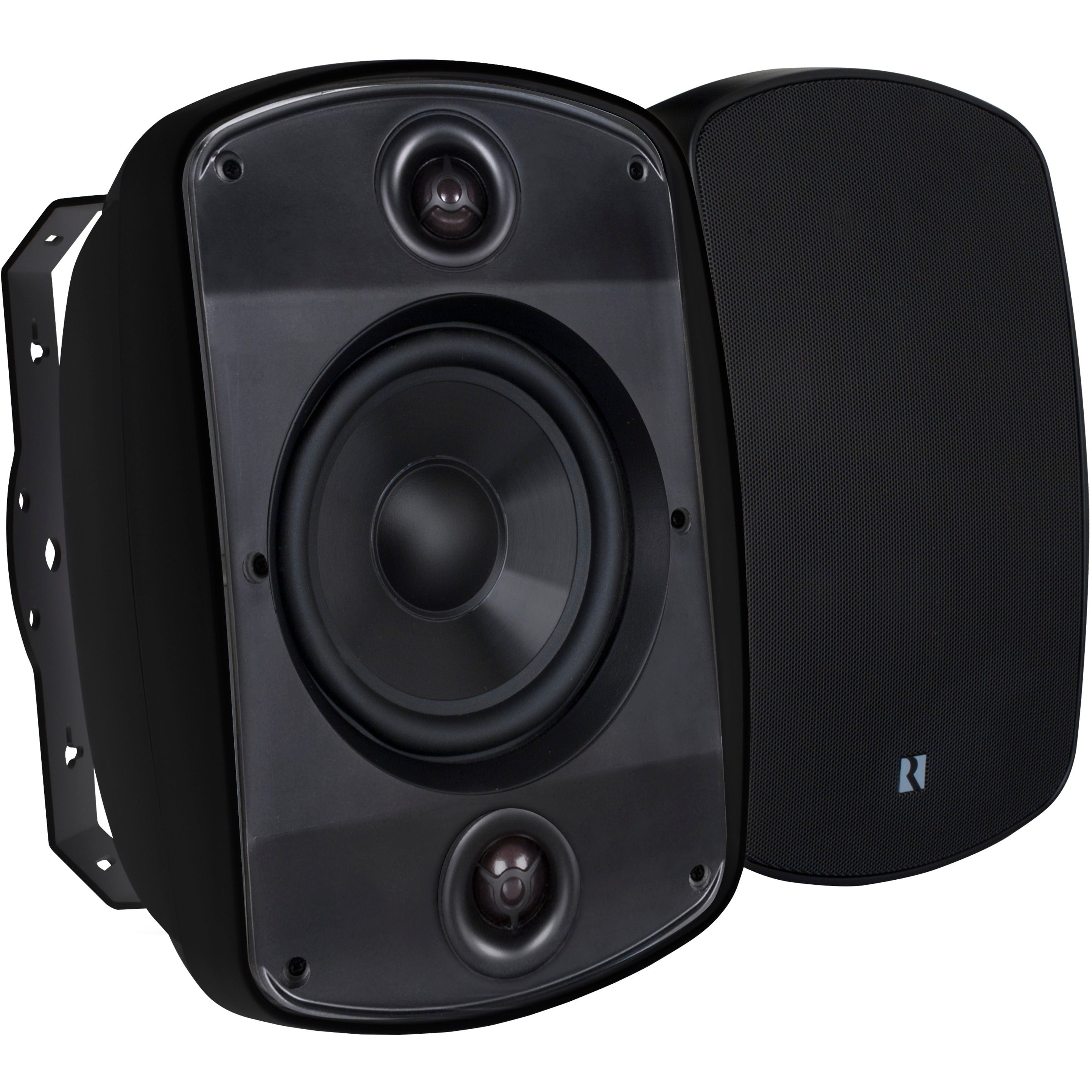 Russound 5B65SMK2-B Acclaim 6.5 OutBack Single Point Stereo Speaker in Black, Indoor/Outdoor/Bookshelf