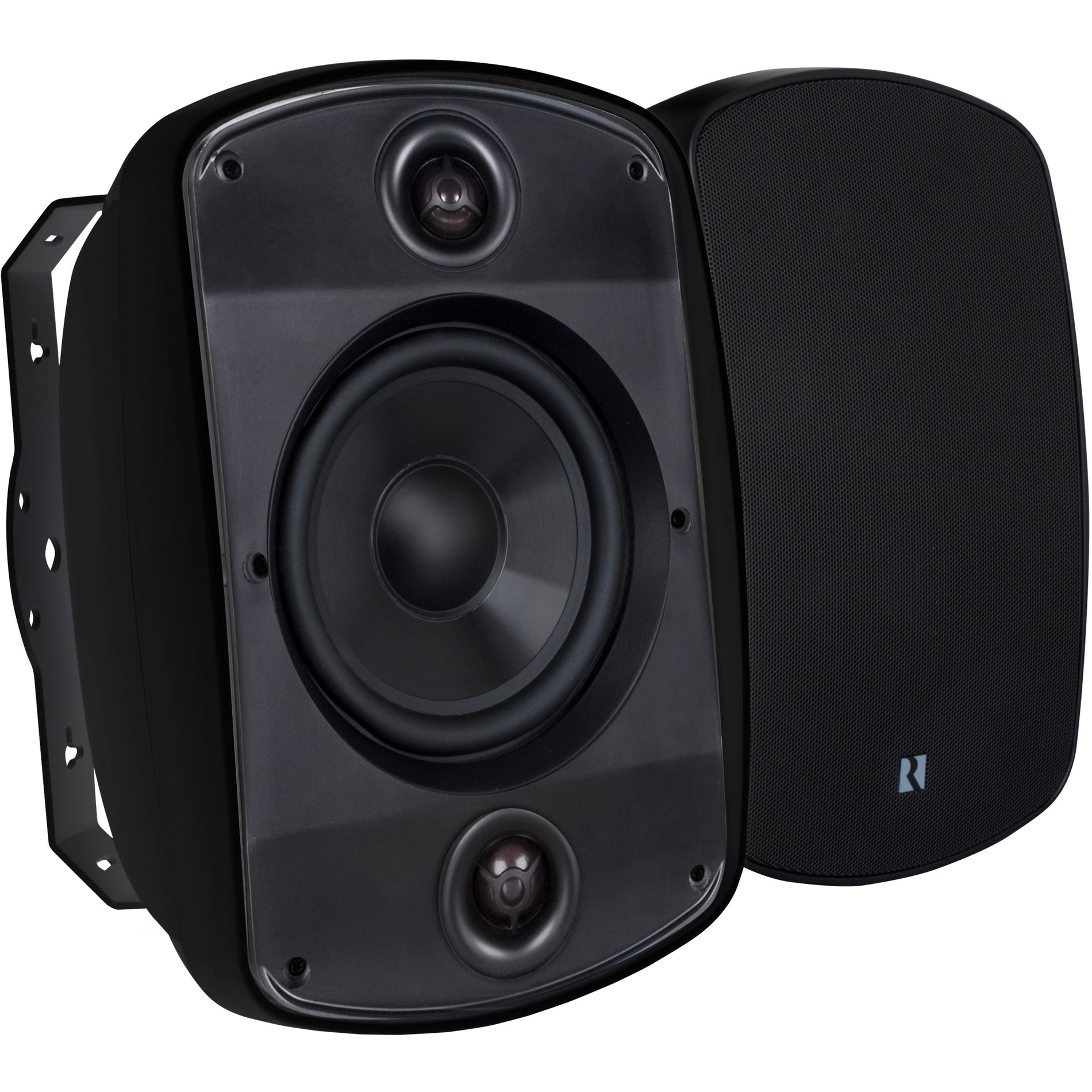 Russound 5B65SMK2-B Acclaim 6.5" OutBack Single Point Stereo Speaker in Black, Indoor/Outdoor/Bookshelf