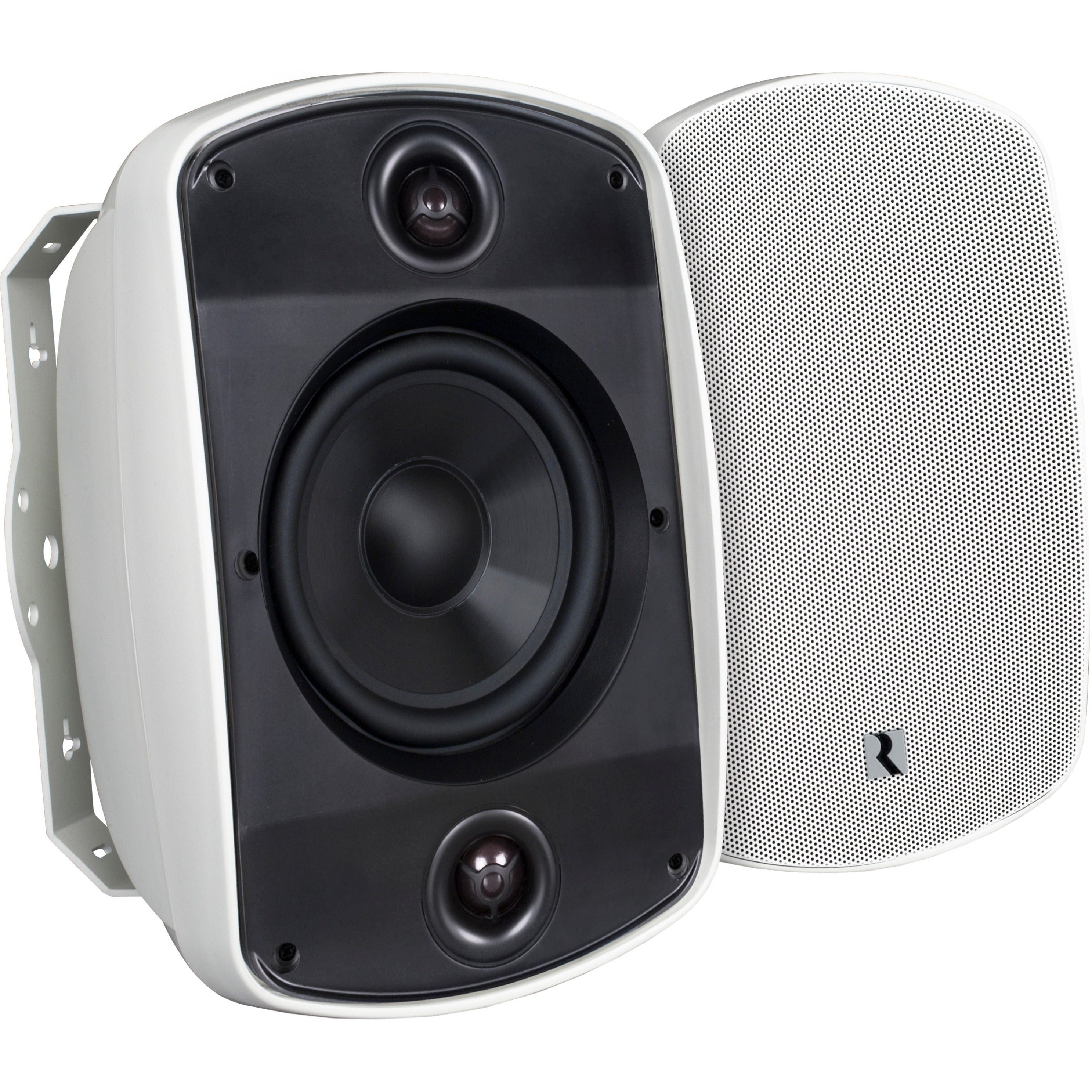 Russound 5B65SMK2-W Acclaim 6.5 OutBack Single Point Stereo Speaker in White, 150W RMS Output Power, Weather Resistant