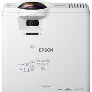 Epson V11H993020 PowerLite L200SW Wireless WXGA 3LCD Short-throw Laser Display, 3800 lm, 16:10
