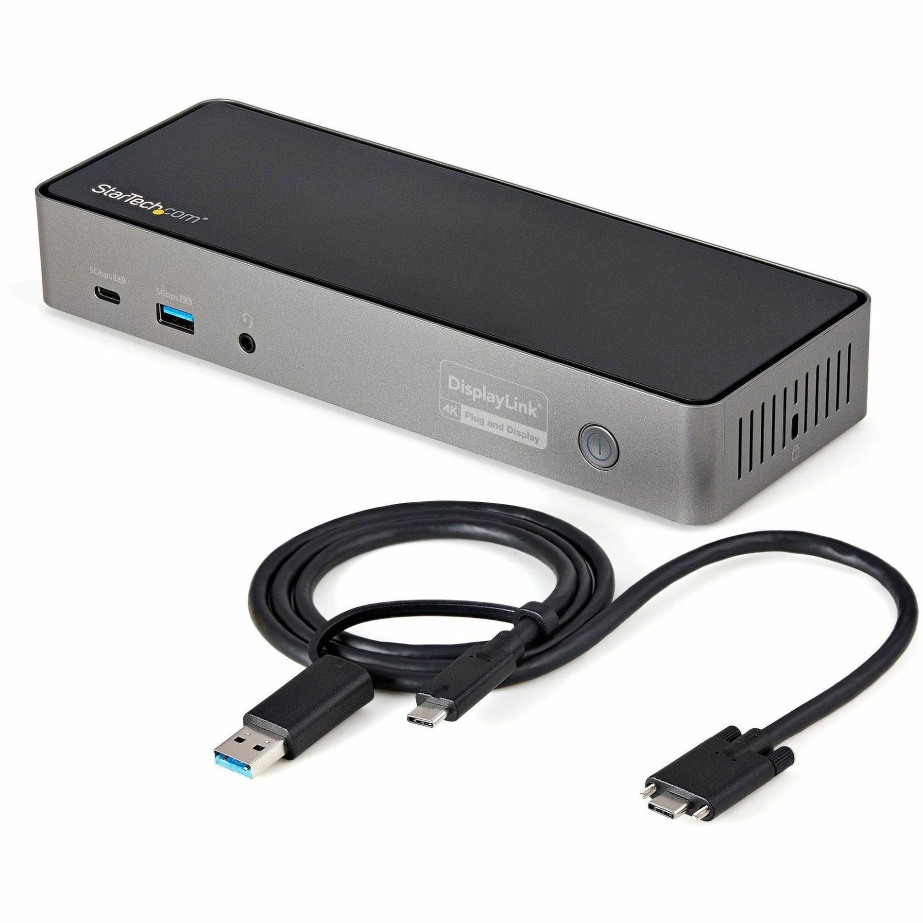 StarTech.com DK31C3HDPD Docking Station, 4K Triple Display USB-C Dock with HDMI, DisplayPort, USB Type-C, USB Type-A, Gigabit Ethernet, 85W Power Delivery