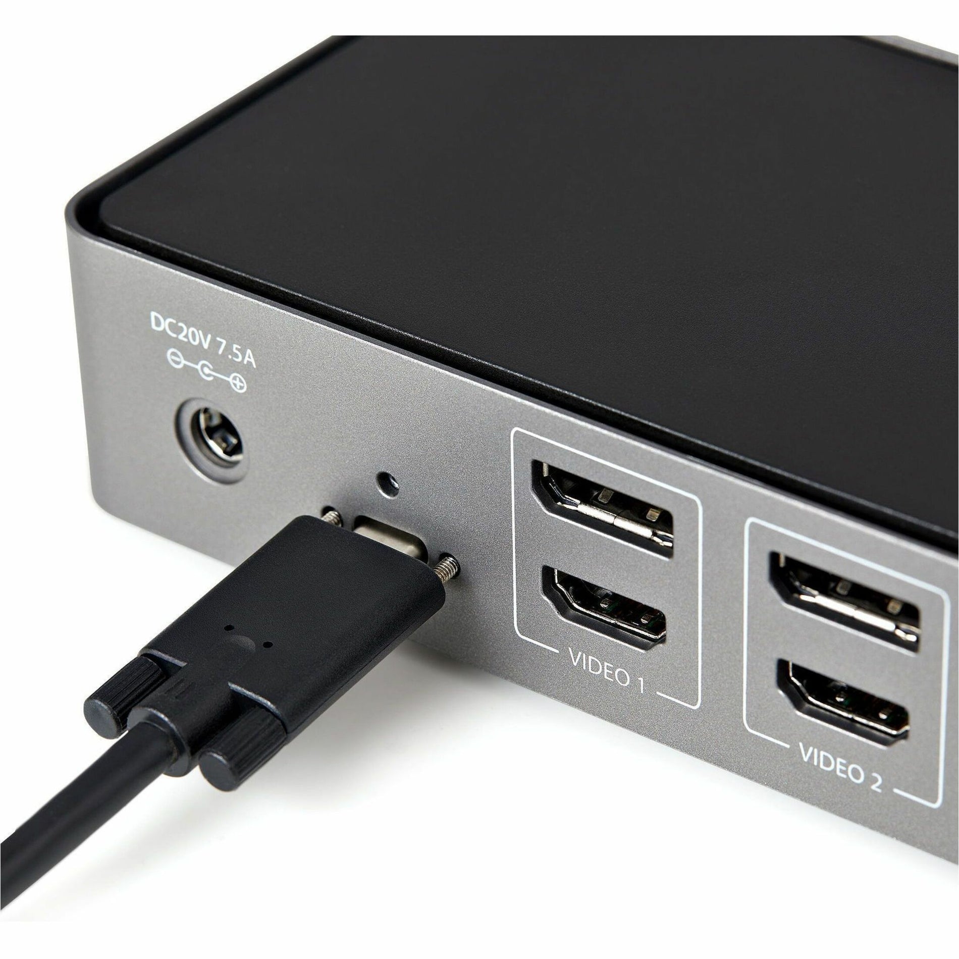 StarTech.com DK31C3HDPD Docking Station, 4K Triple Display USB-C Dock with HDMI, DisplayPort, USB Type-C, USB Type-A, Gigabit Ethernet, 85W Power Delivery