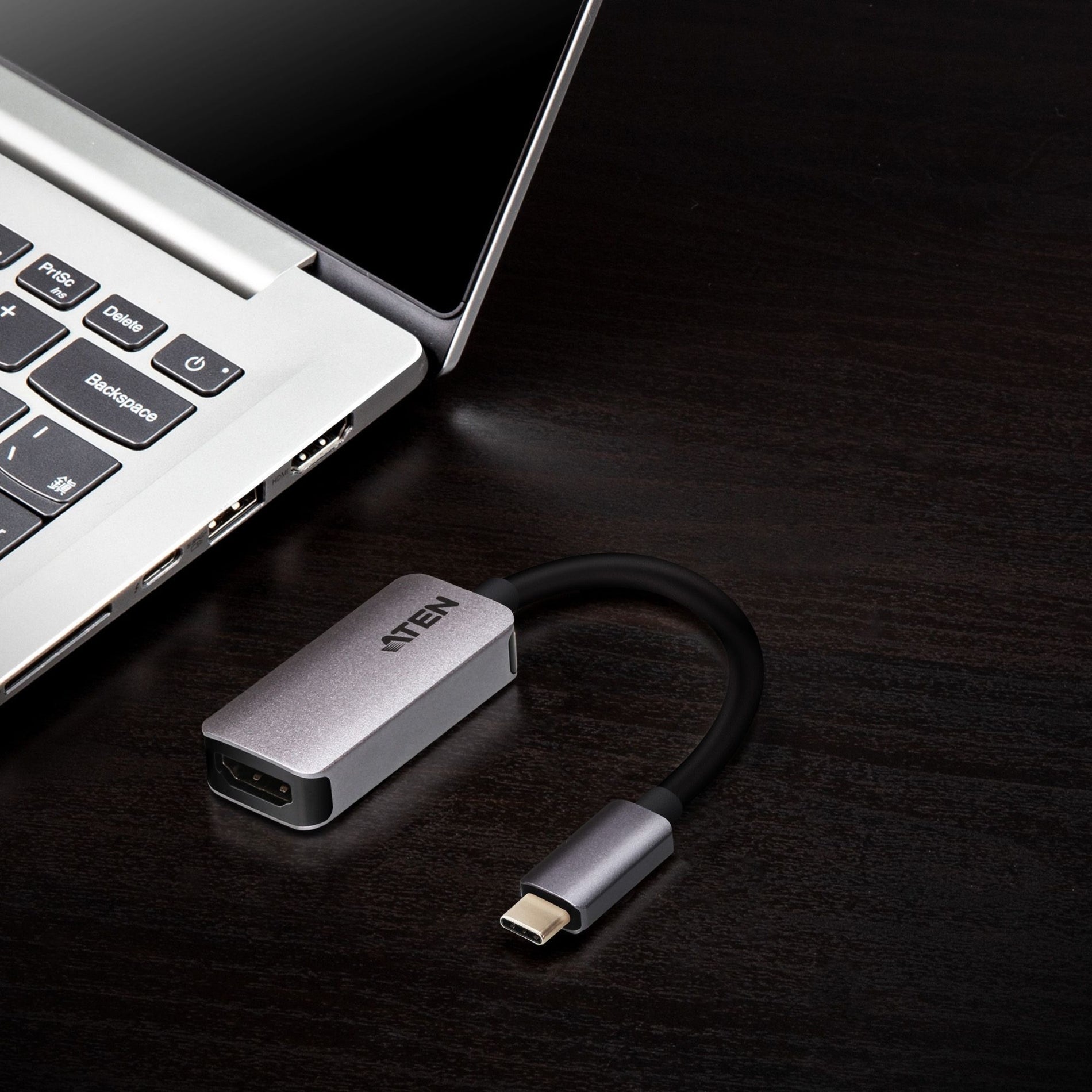 ATEN UC3008A1 USB-C to HDMI 4K Adapter, HDCP 2.2, Plug and Play