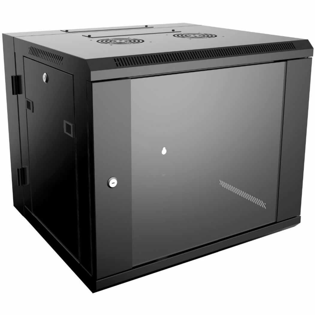 4XEM 4XRACK9UD 9U Wall Mount Server Rack Cabinet 24 Inches Deep, Easy Installation and Secure Storage