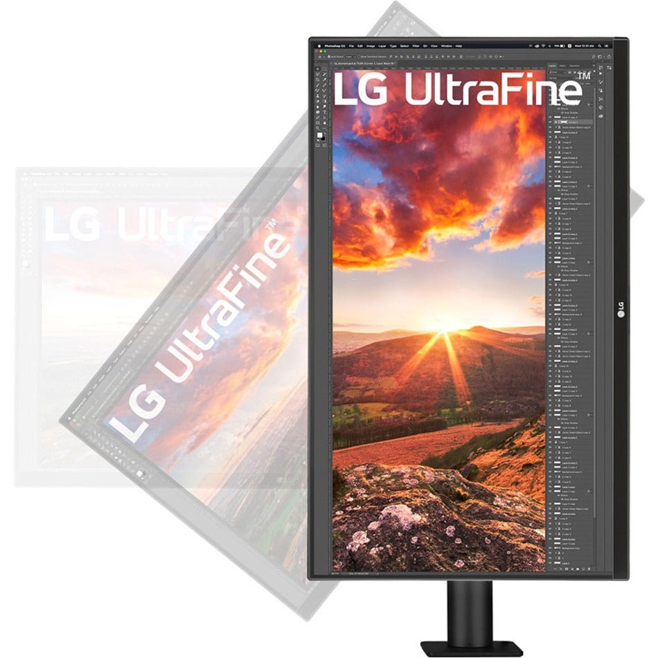 LG 27BN88U-B UltraFine 27" 4K UHD LCD Monitor, 95% DCI-P3, FreeSync