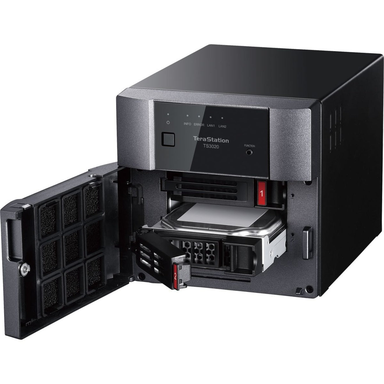Buffalo TS3220DN0402 TeraStation 3220DN Desktop 4 TB NAS Hard Drives Included, Quad-core, 2.5 Gigabit Ethernet