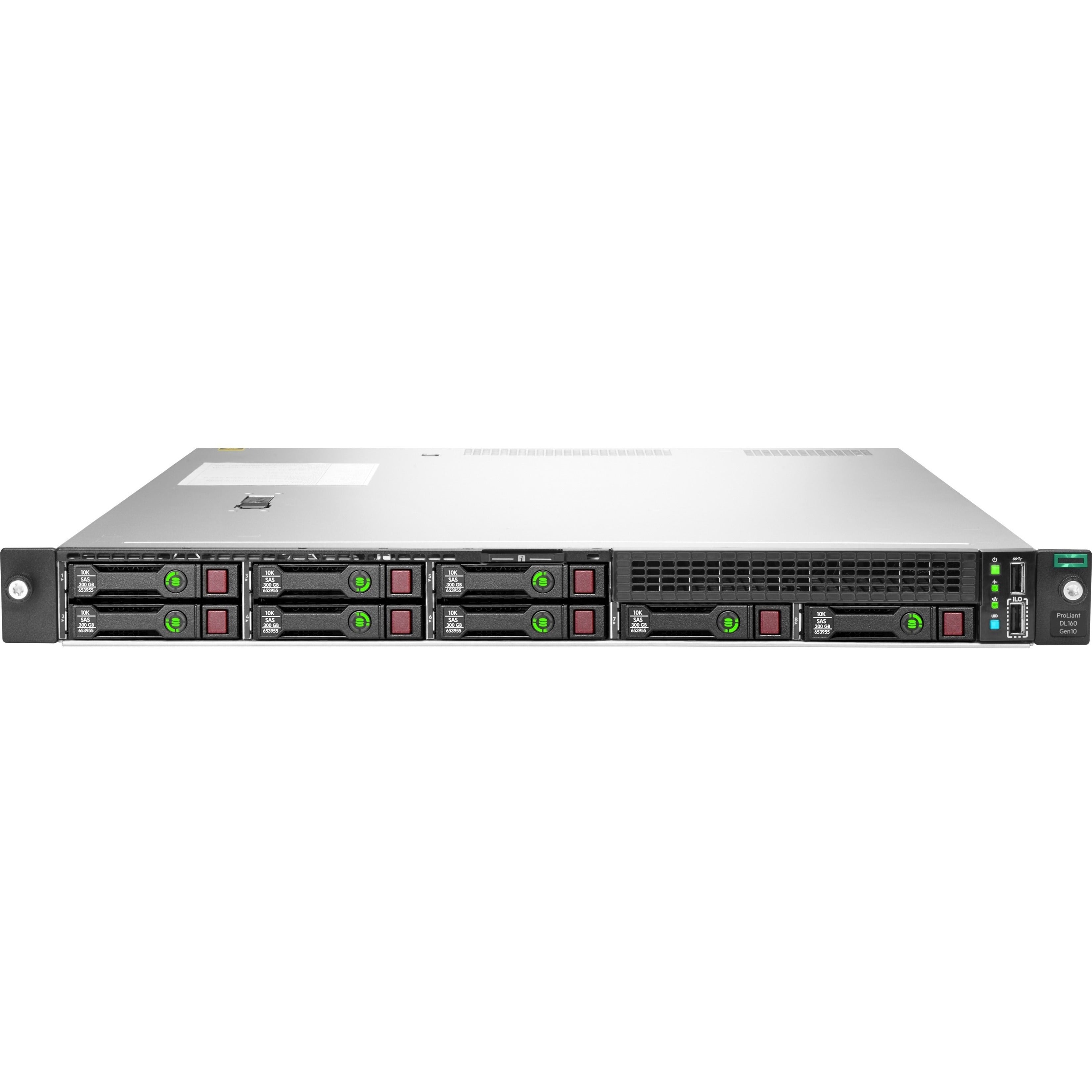 HPE P35515-B21 ProLiant DL160 G10 1U Rack Server, Intel Xeon Silver 4210R 2.40 GHz, 16GB RAM, Serial ATA/600 Controller