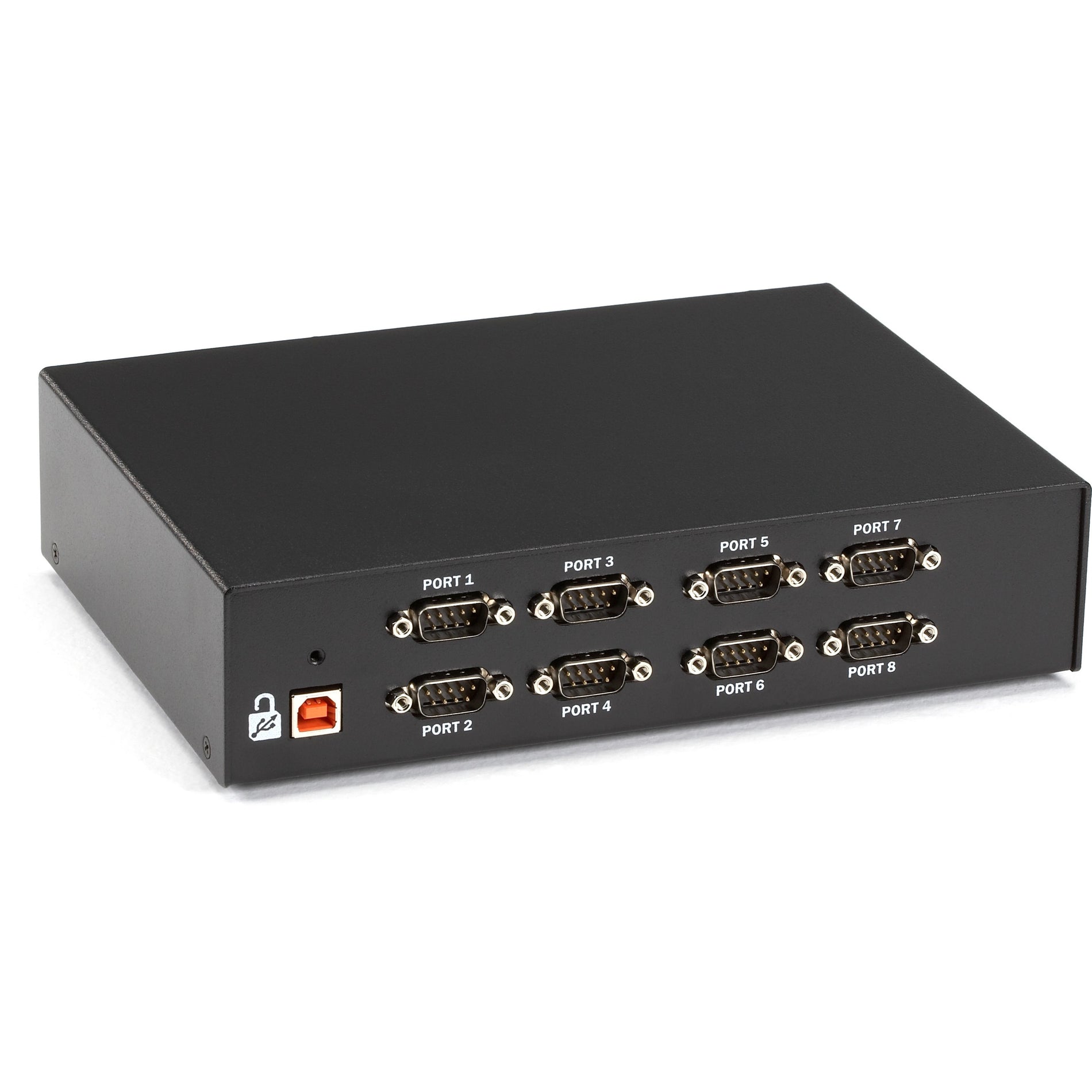 Black Box IC1023A DB9 8-Port USB-to-RS-232 Converter, TAA Compliant, 5 Year Warranty