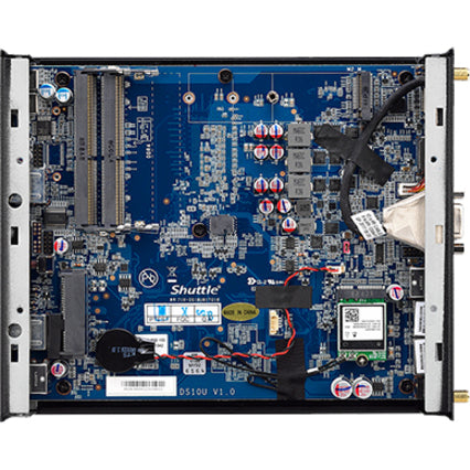 Shuttle DS10U3 XPC slim Barebone System - Intel Core i3 8th Gen i3-8145U, DDR4 SDRAM, 32GB Memory, 8 USB Ports