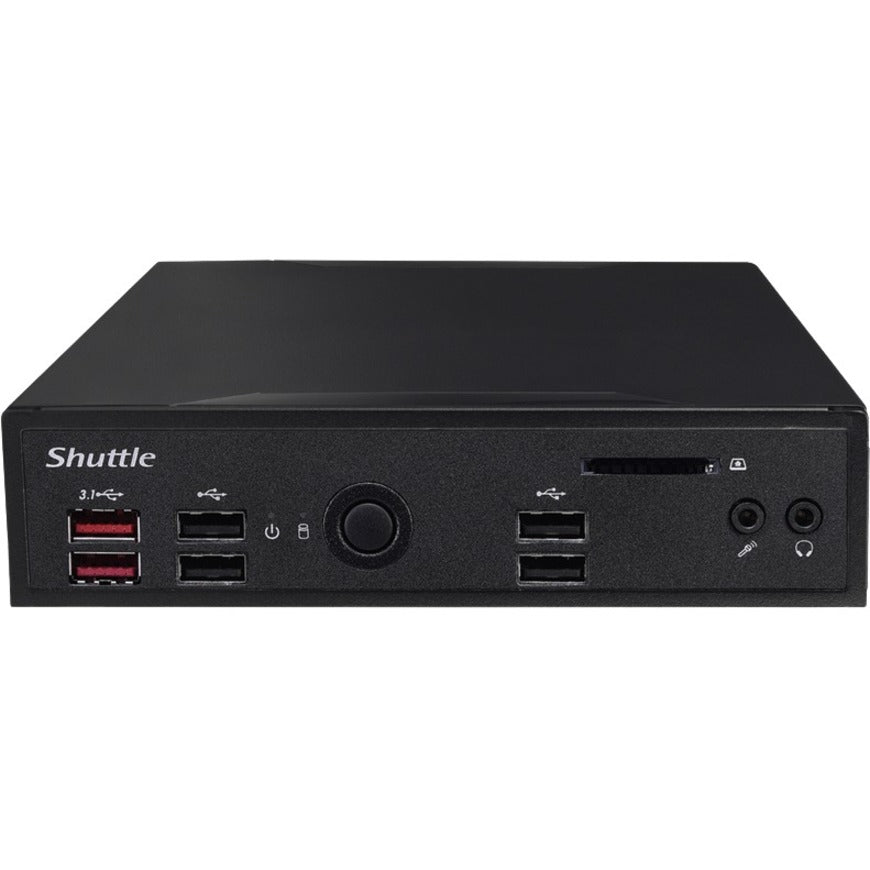 Shuttle DS10U3 XPC slim Barebone System - Intel Core i3 8th Gen i3-8145U, DDR4 SDRAM, 32GB Memory, 8 USB Ports