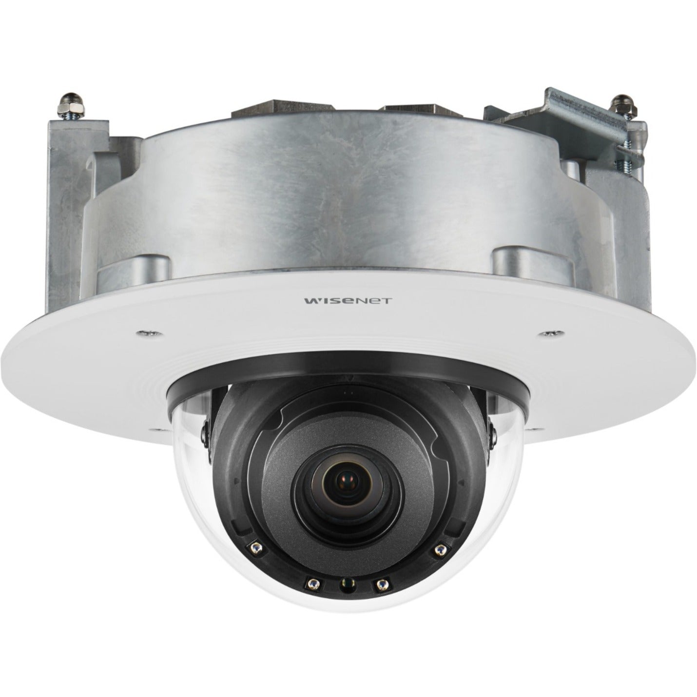 Wisenet XND-8082RF 6MP Network IR Dome Camera, 3x Motorized Vari-Focal Lens, 30fps, Plenum Flush Mount