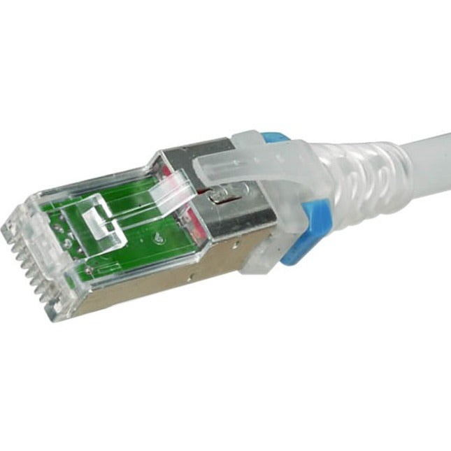 Siemon ZM6A-03-02 Z-MAX 6A UTP Modular Cords - US, 3 ft Network Cable, Alien Cross Talk (AXT), Lead-free, PVC Free, Halogen Free, Stranded, Strain Relief, Flame Retardant, Booted, Noise Protection, PoE