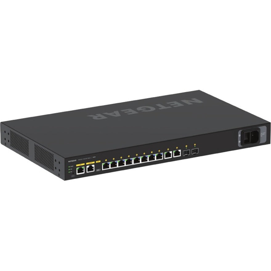 Netgear GSM4212UX-100NAS AV Line M4250-10G2XF-PoE++ Ethernet Switch, 10 Gigabit, 720W PoE Budget