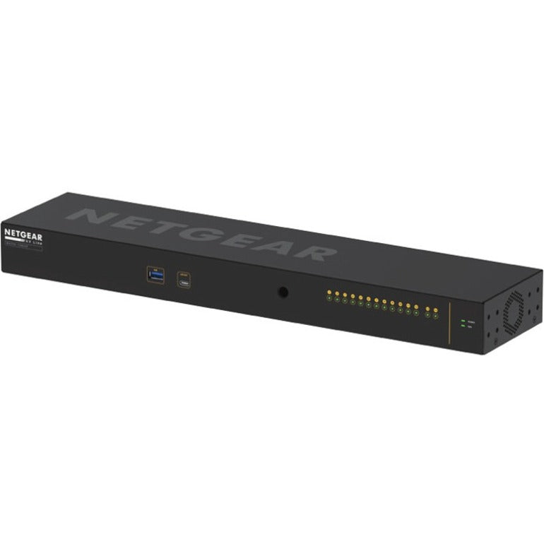 Netgear MSM4214X-100NAS AV Line M4250-12M2XF 12x2.5G and 2xSFP+ Managed Switch, 12 Gigabit Ethernet Ports, 10GBase-X and 2.5GBase-T Network Technology