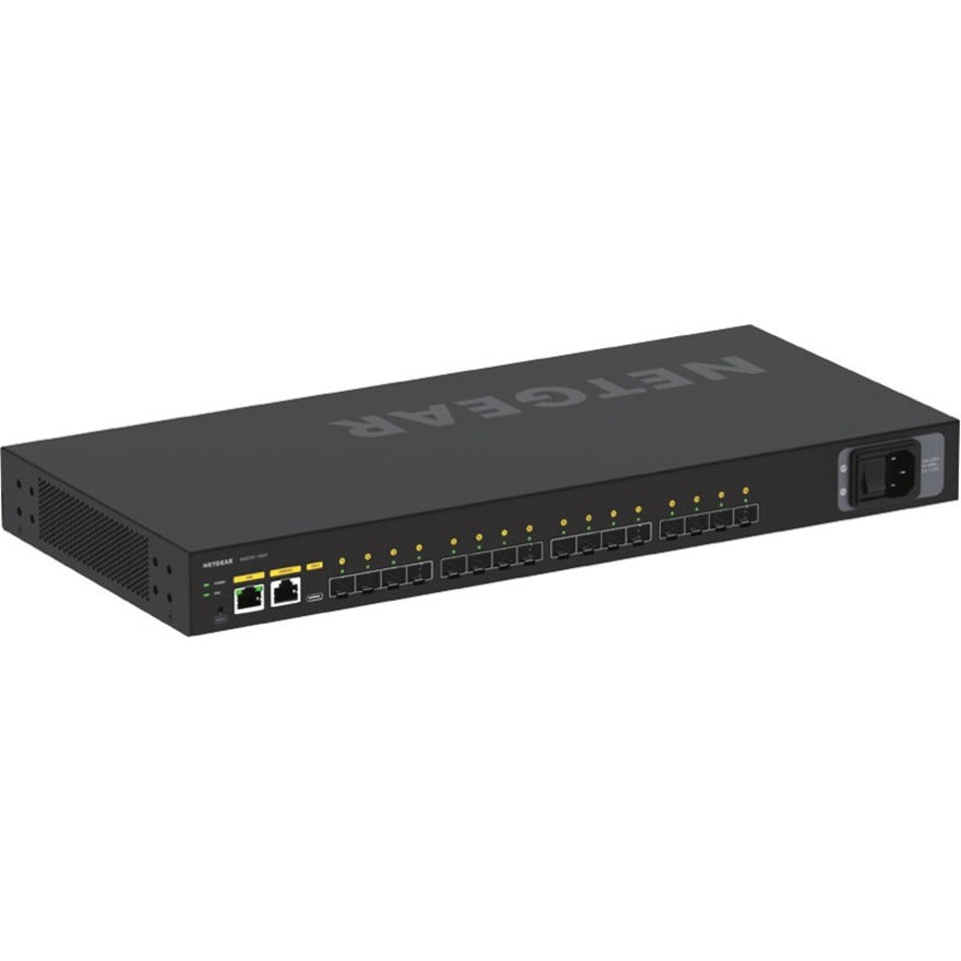 Netgear XSM4216F-100NAS AV Line M4250-16XF 16x1G/10G Fiber SFP+ Managed Switch, Lifetime Warranty, 10 Gigabit Ethernet