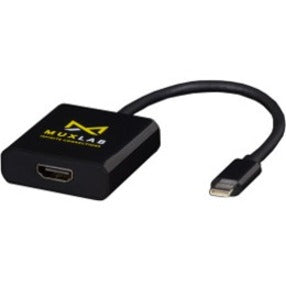 MuxLab 100520 USB-C to HDMI Adapter, 4K/60, Plug and Play