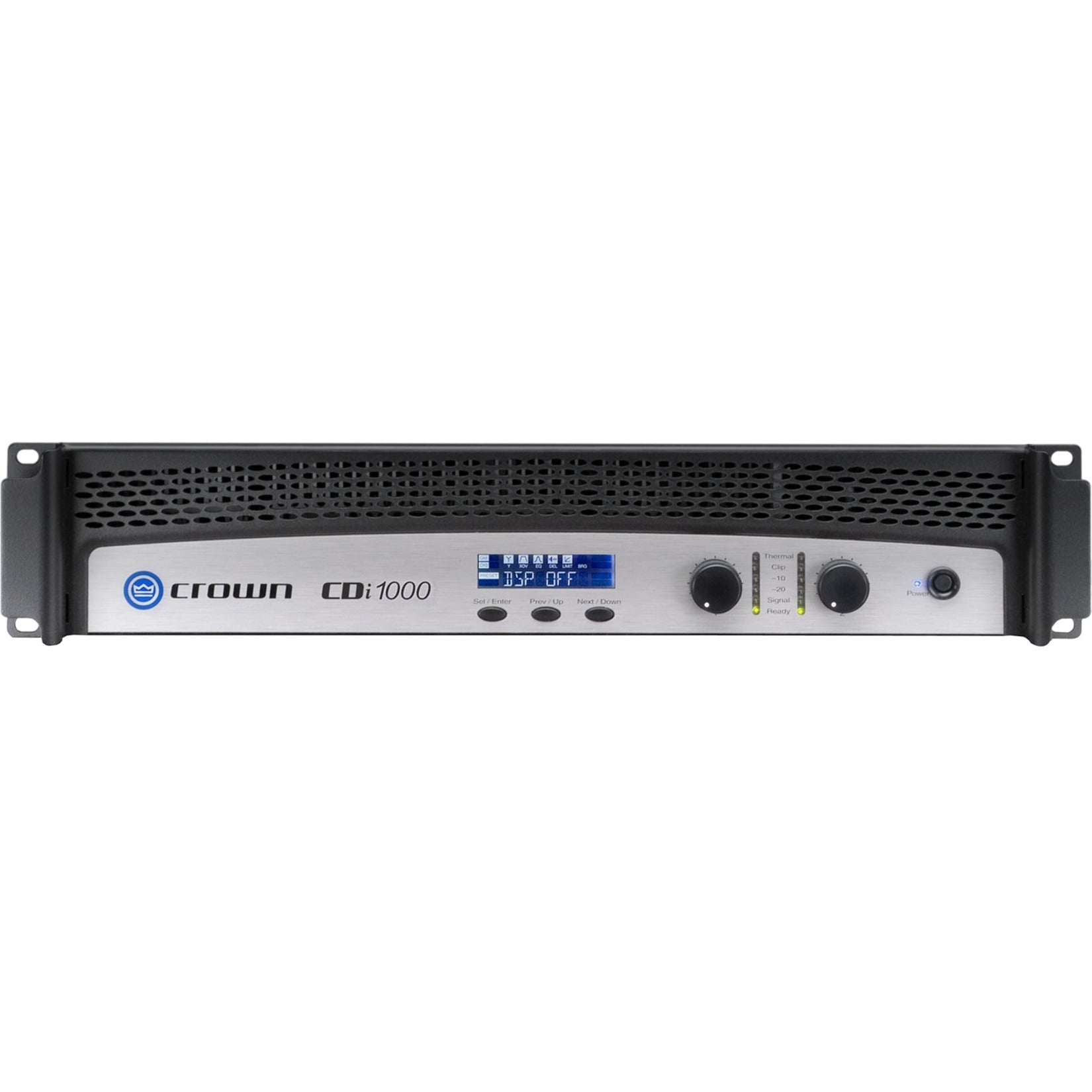 Crown NCDI1000VM Two-channel, 500W @ 4Ω, 70V/140V Power Amplifier, Lightweight, Digital Signal Processing