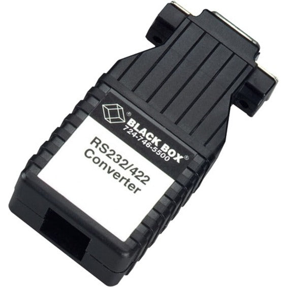 Black Box IC631A-F DB-9 To RJ-45 Adapter - Connects RS-232 Equipment, No Power Supply Required