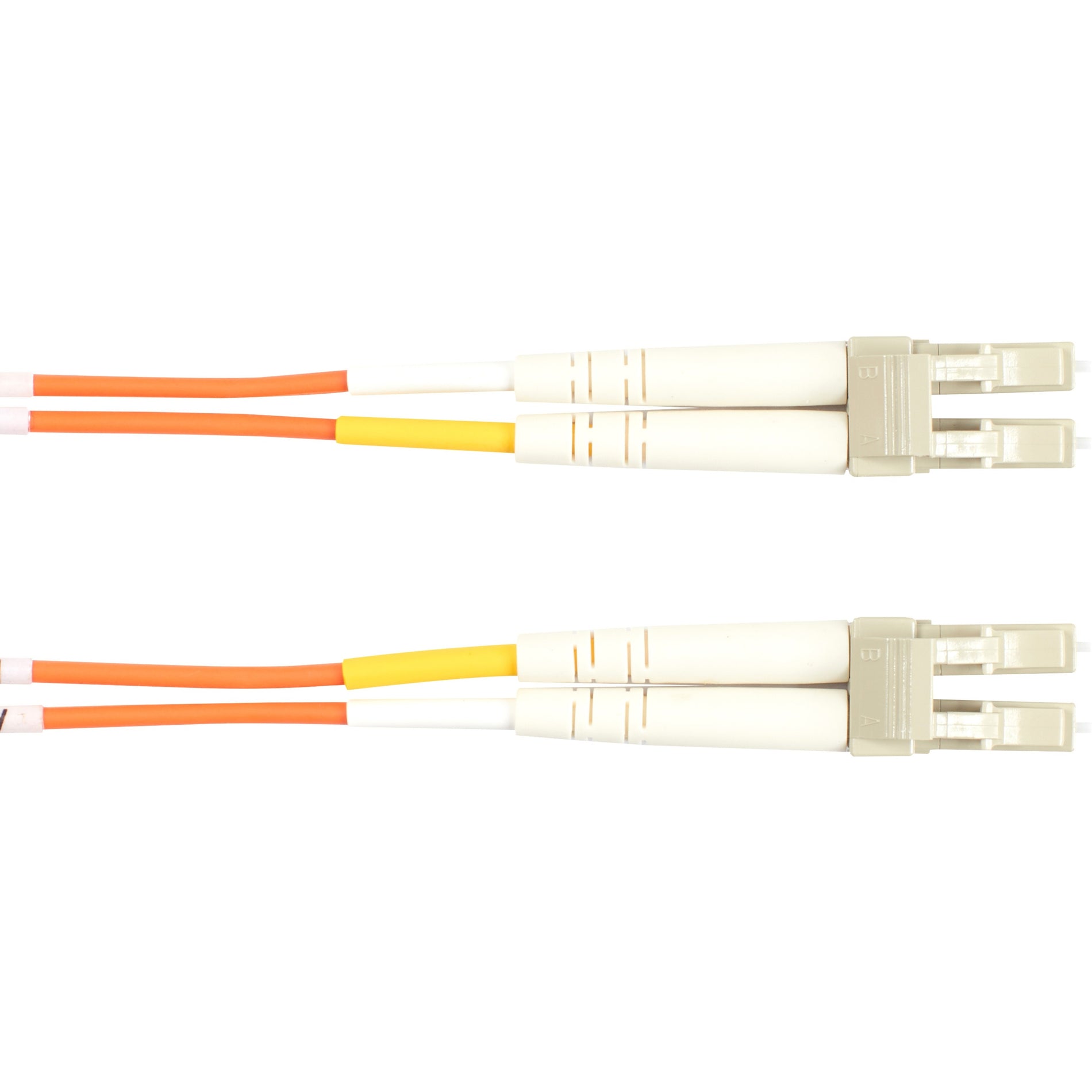 Black Box EFN110-002M-LCLC Fiber Optic Duplex Patch Network Cable, Multi-mode, 6.50 ft, Orange