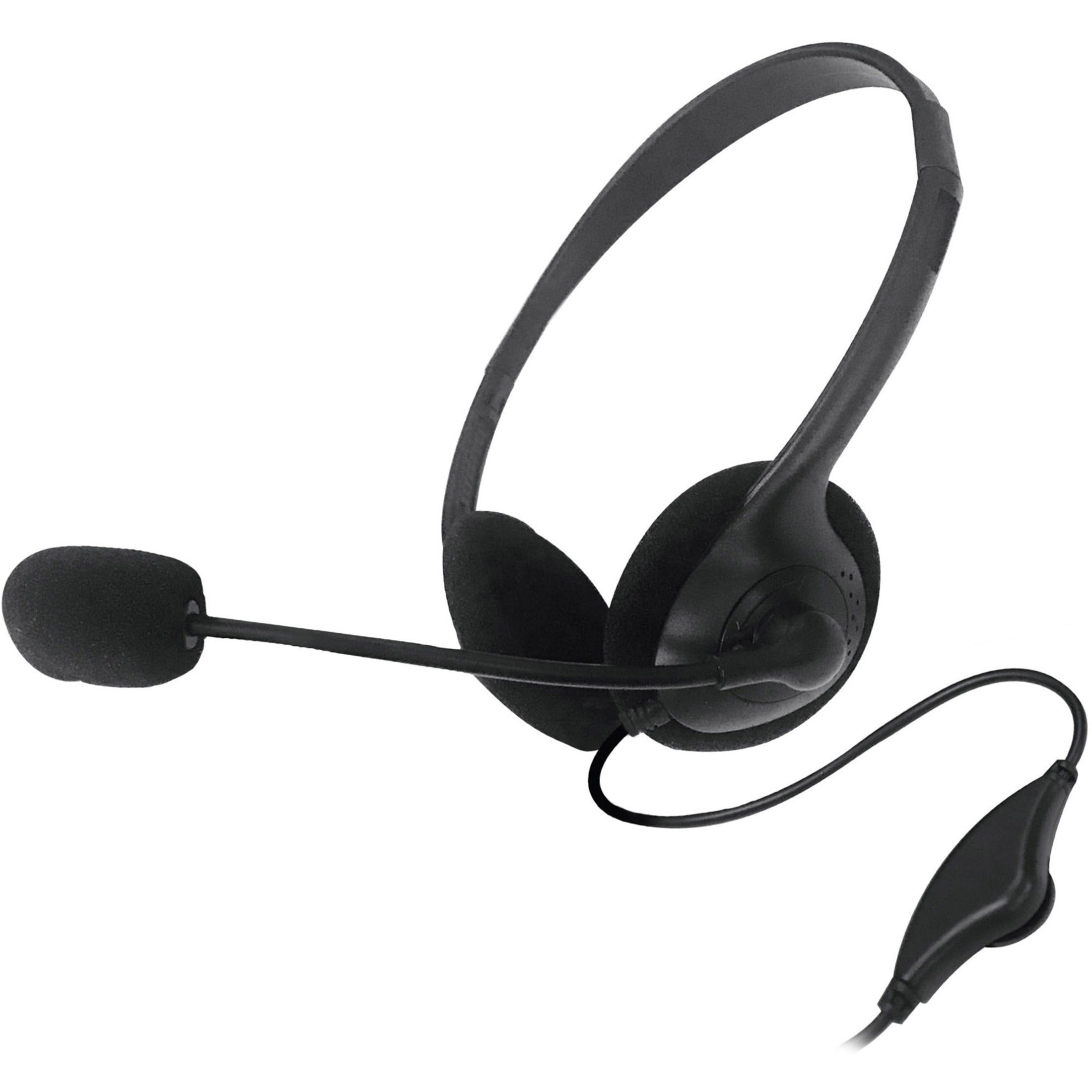 Maxell HP-BM6 199323 Headset - Stereo - USB - Wired - Binaural - Black [Discontinued]
