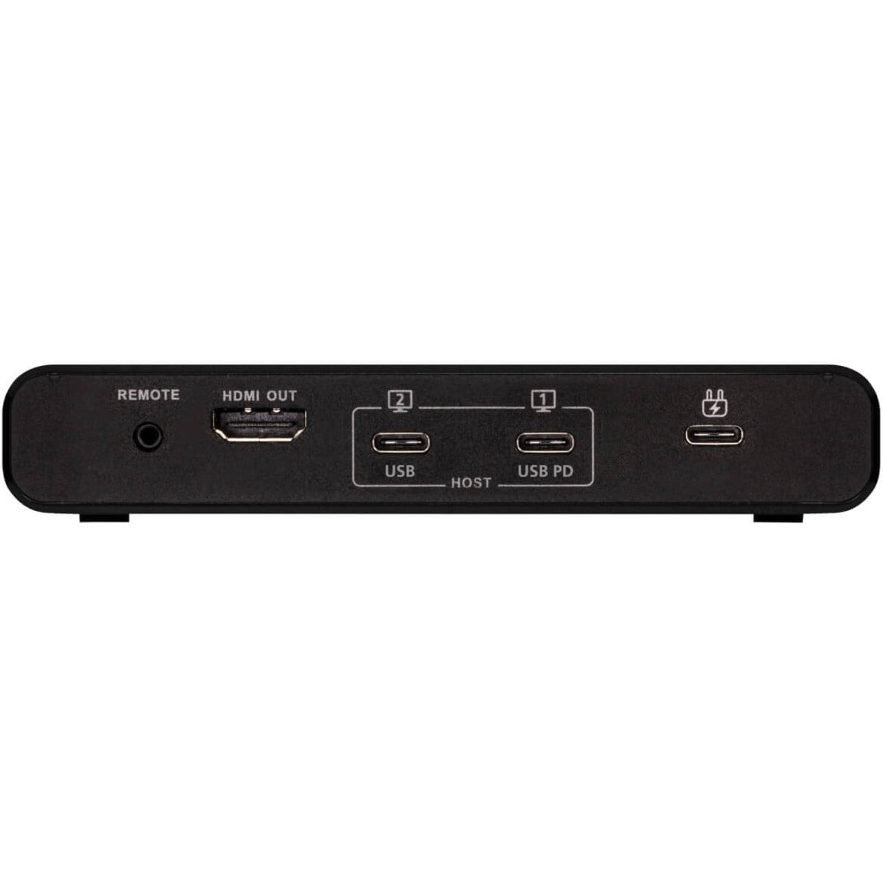 Tripp Lite B003-HC2-DOCK1 2-Port USB-C KVM Dock, Black - 4K HDMI, USB-A Hub