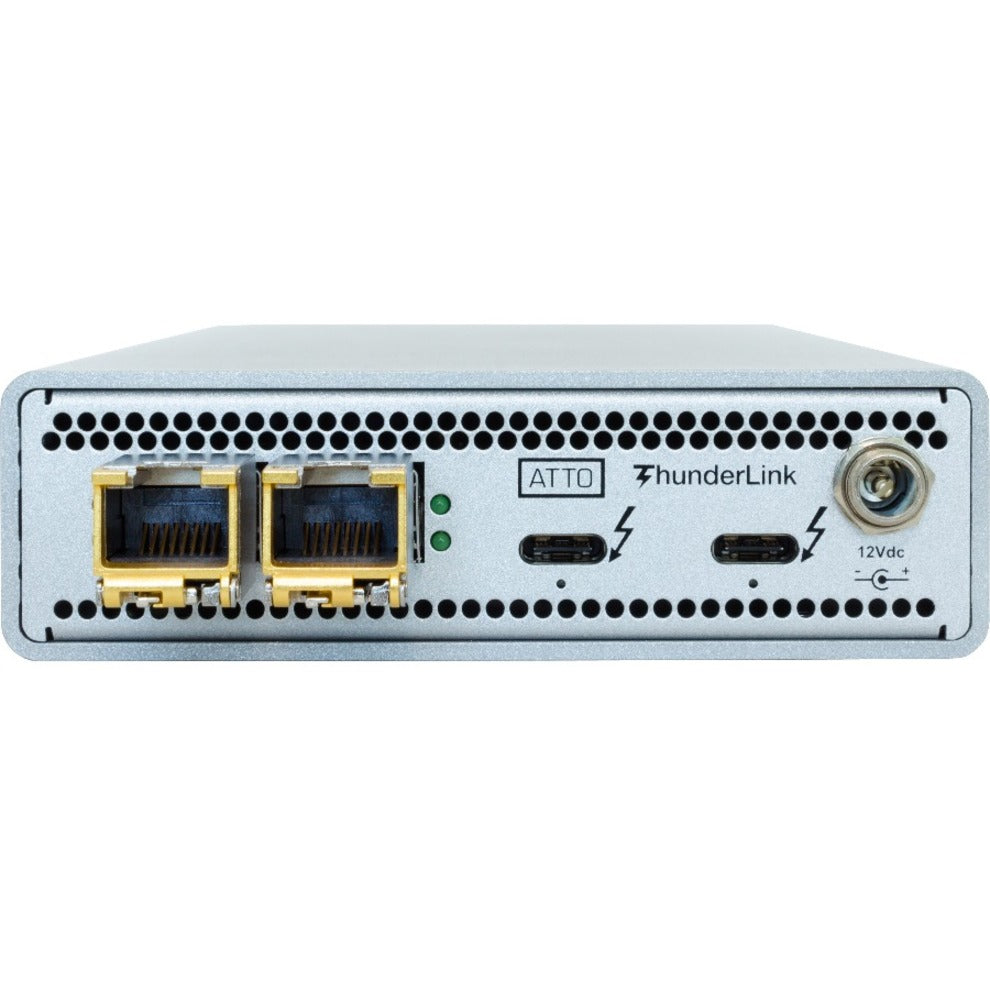 ATTO TLN3-3102-T00 ThunderLink N3 3102T (RJ45 SFP+) 10Gigabit Ethernet Card, 2 Ports, 1.25 GB/s Data Transfer Rate, Twisted Pair Media Type Supported