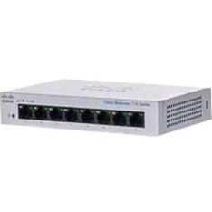 Cisco CBS110-8T-D-NA 110 Ethernet Switch, 8 Gigabit Ethernet Ports, Power Supply Included