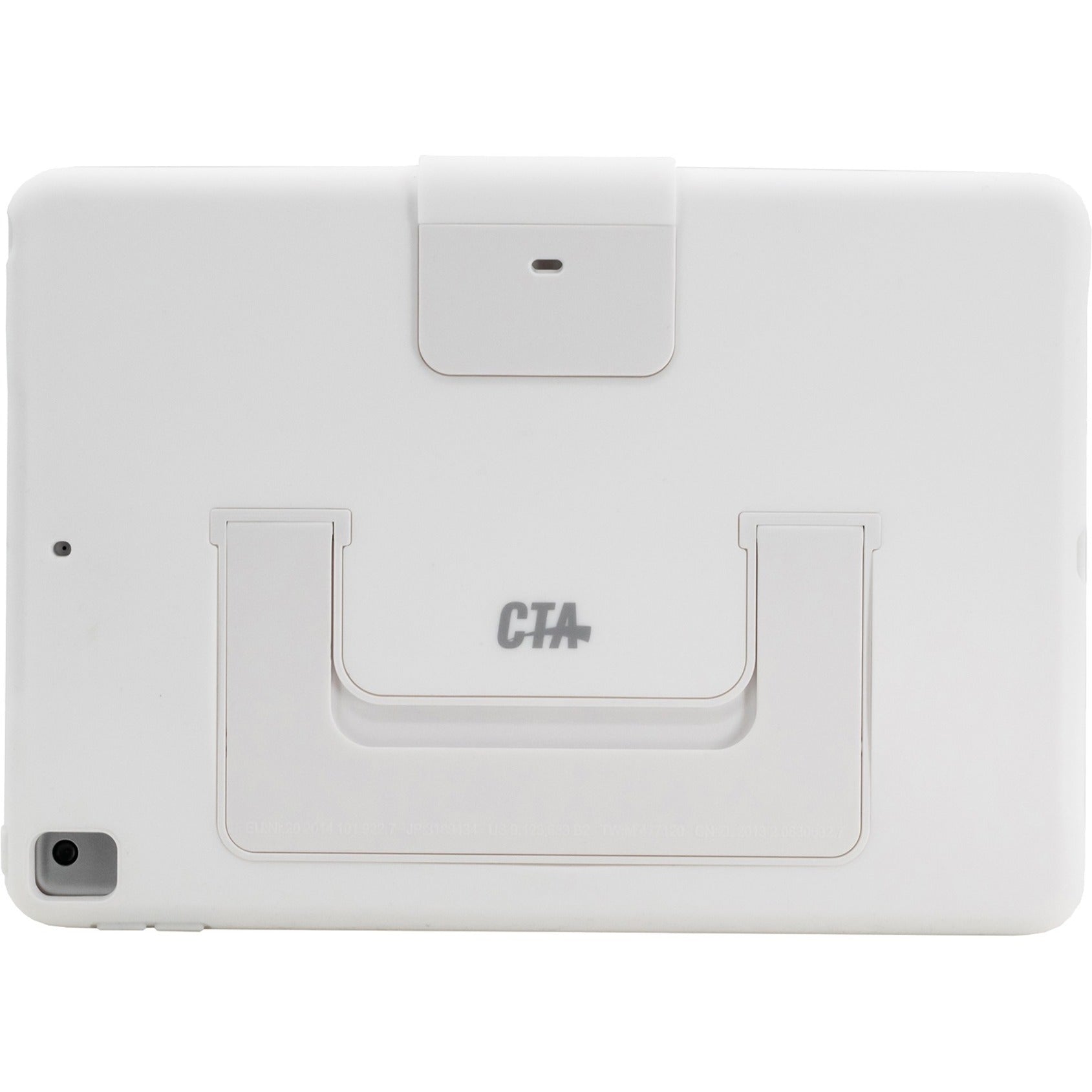 CTA Digital PAD-SCKTW10 Security Case, White - Impact Resistant, Anti-theft, Rugged, Kickstand, Portable