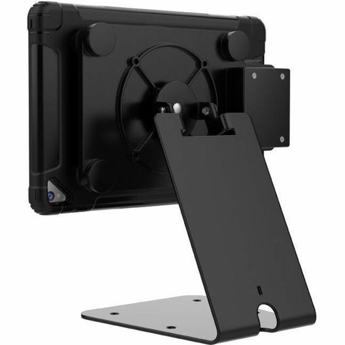 CTA Digital PAD-ICCTK Quick Release Secure Table Kiosk w/ Inductive Charging Case, Sturdy Stand, Rugged Rubber Case, VESA Plate, Wall Plug