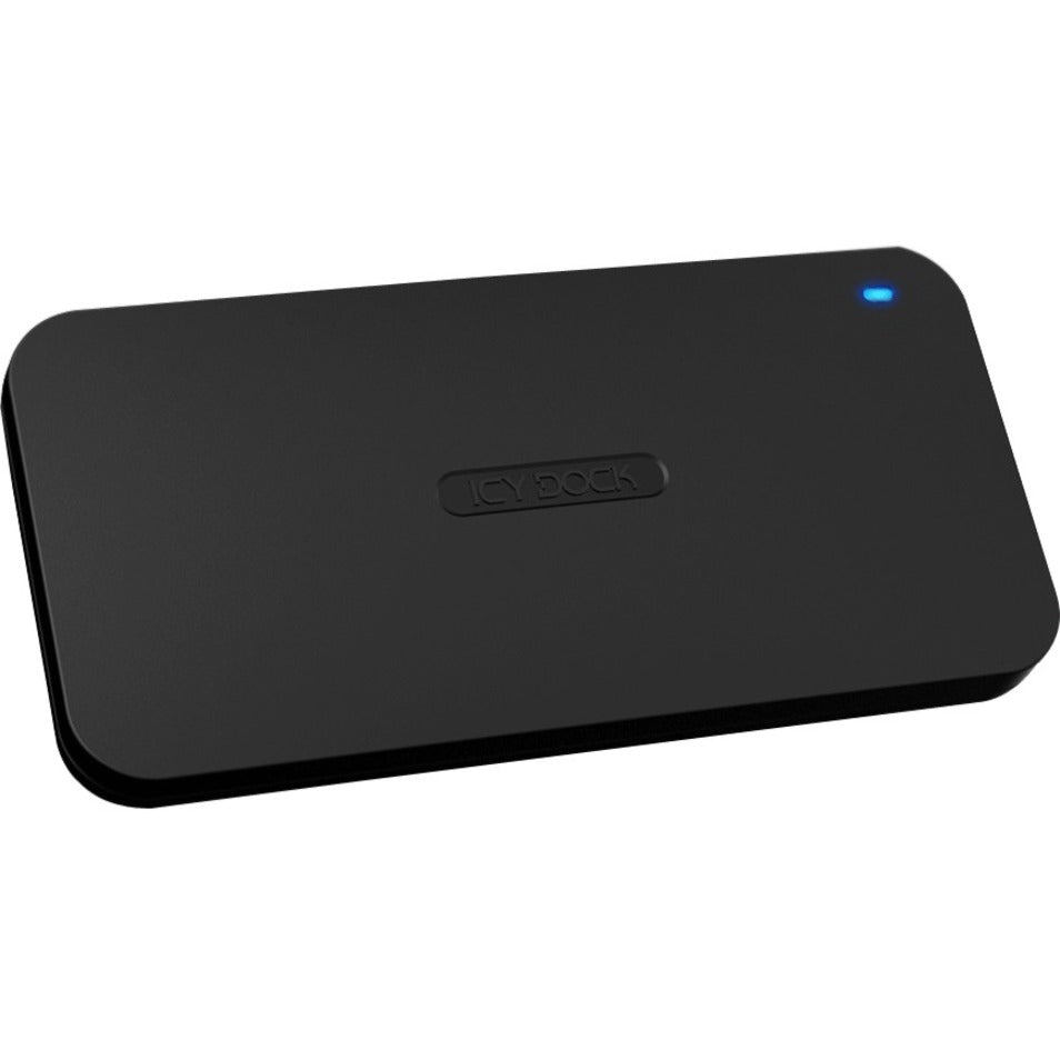Icy Dock MB809U3-1M2B ICYNano Portable M.2 SATA SSD To USB 3.2 Gen 1 (5Gbps) External Enclosure, 3-Year Warranty, Compatible with DVR, NAS, PS4, and More