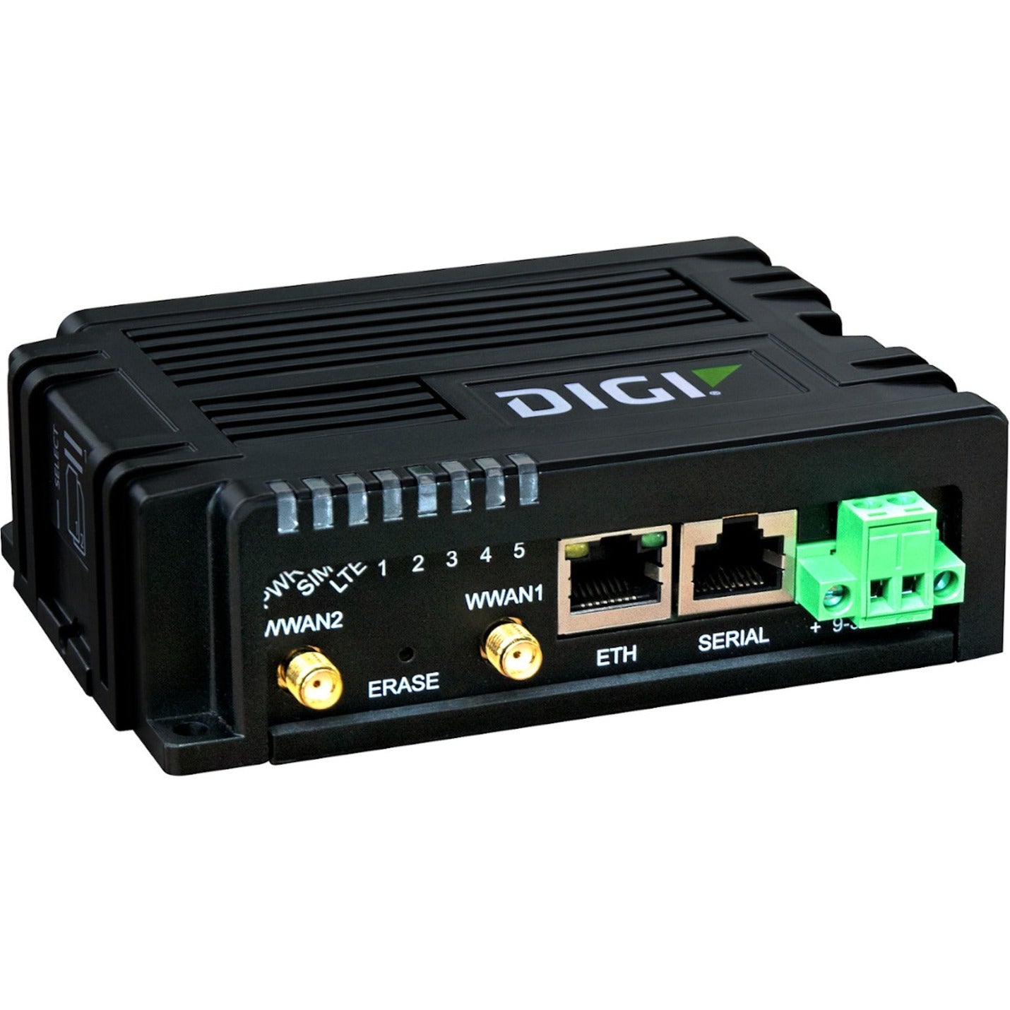 Digi IX10-00G4 Rugged, Secure LTE Industrial Router, 4G Cellular, Fast Ethernet