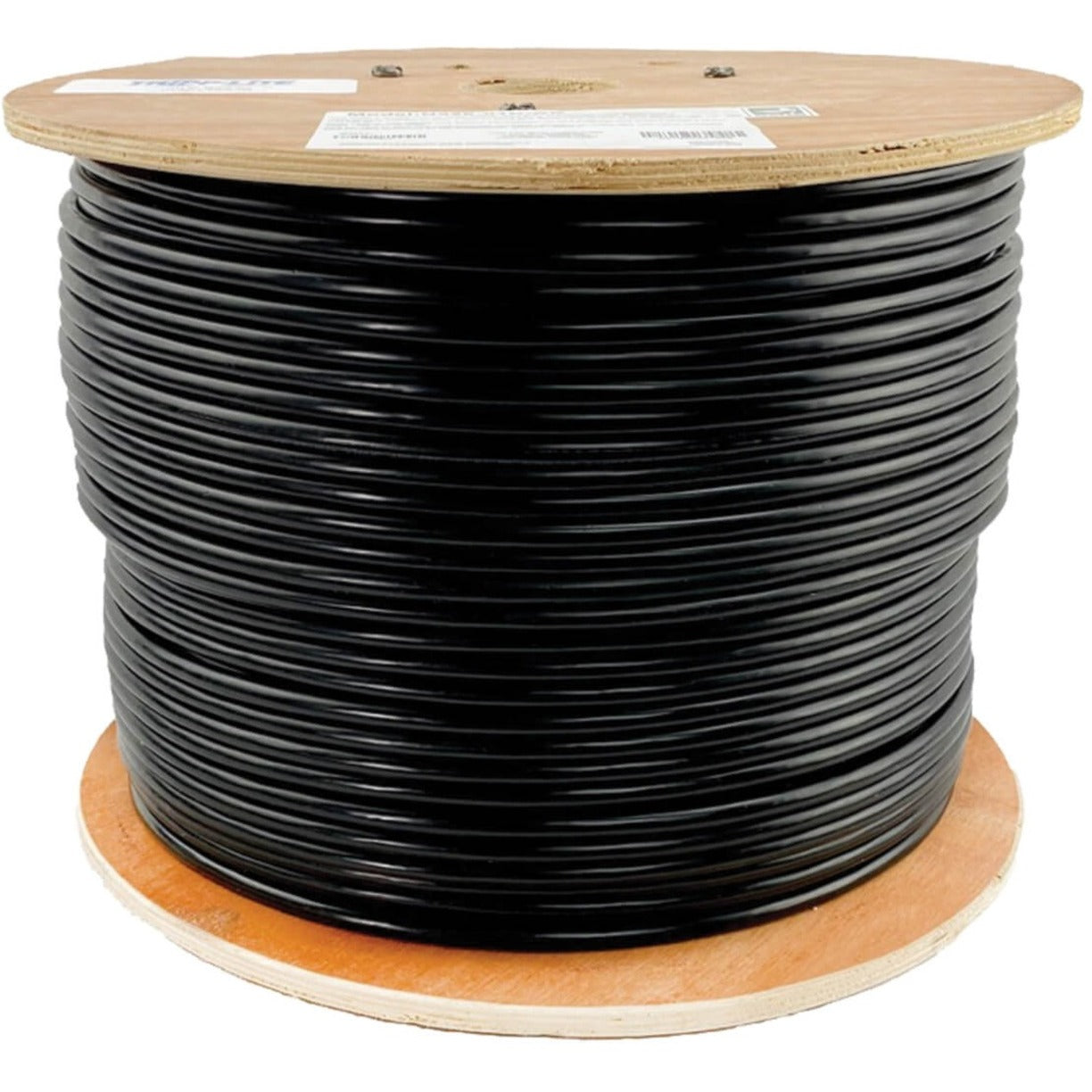 Tripp Lite N228-01K-BK Cat6/6e Ethernet Cable, Black, 1000 ft, Flexible, 1 Gbit/s Data Transfer Rate