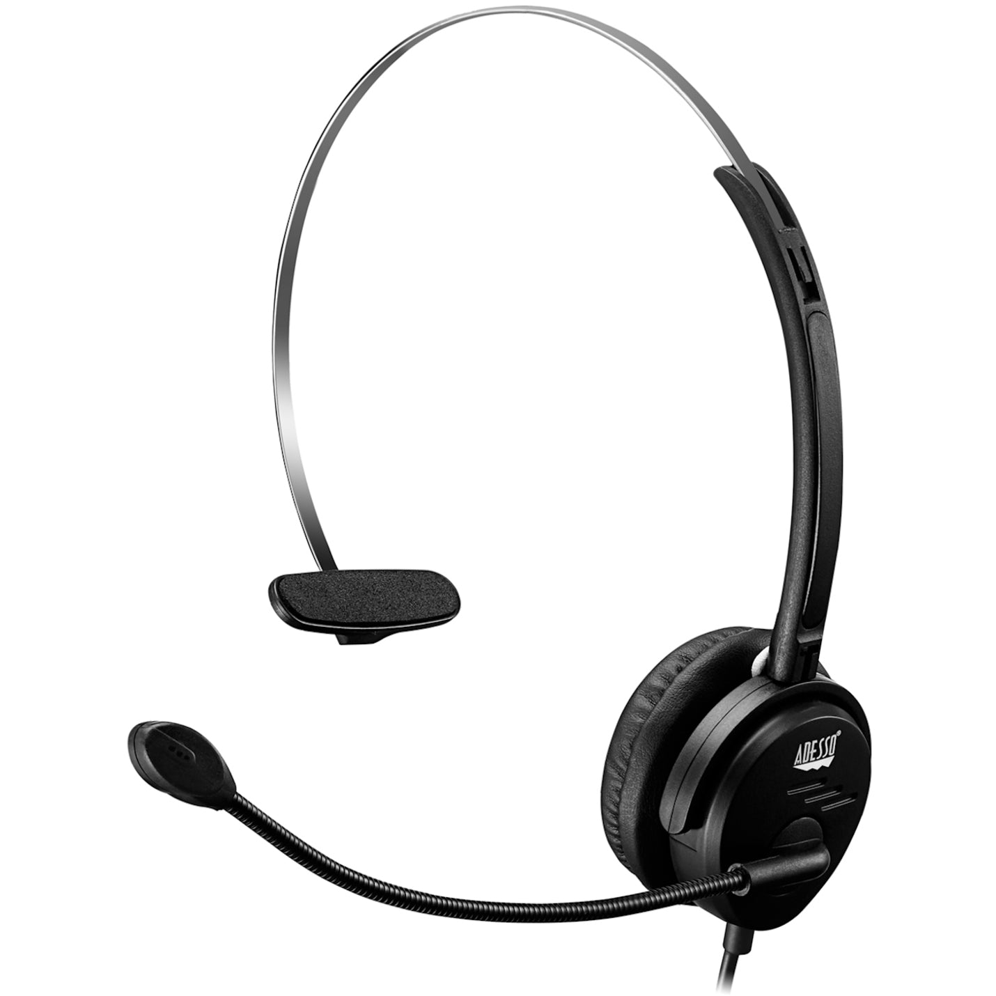 Adesso XTREAM P1 USB Single-Sided Headset with Adjustable Microphone, Wired Mono Headset