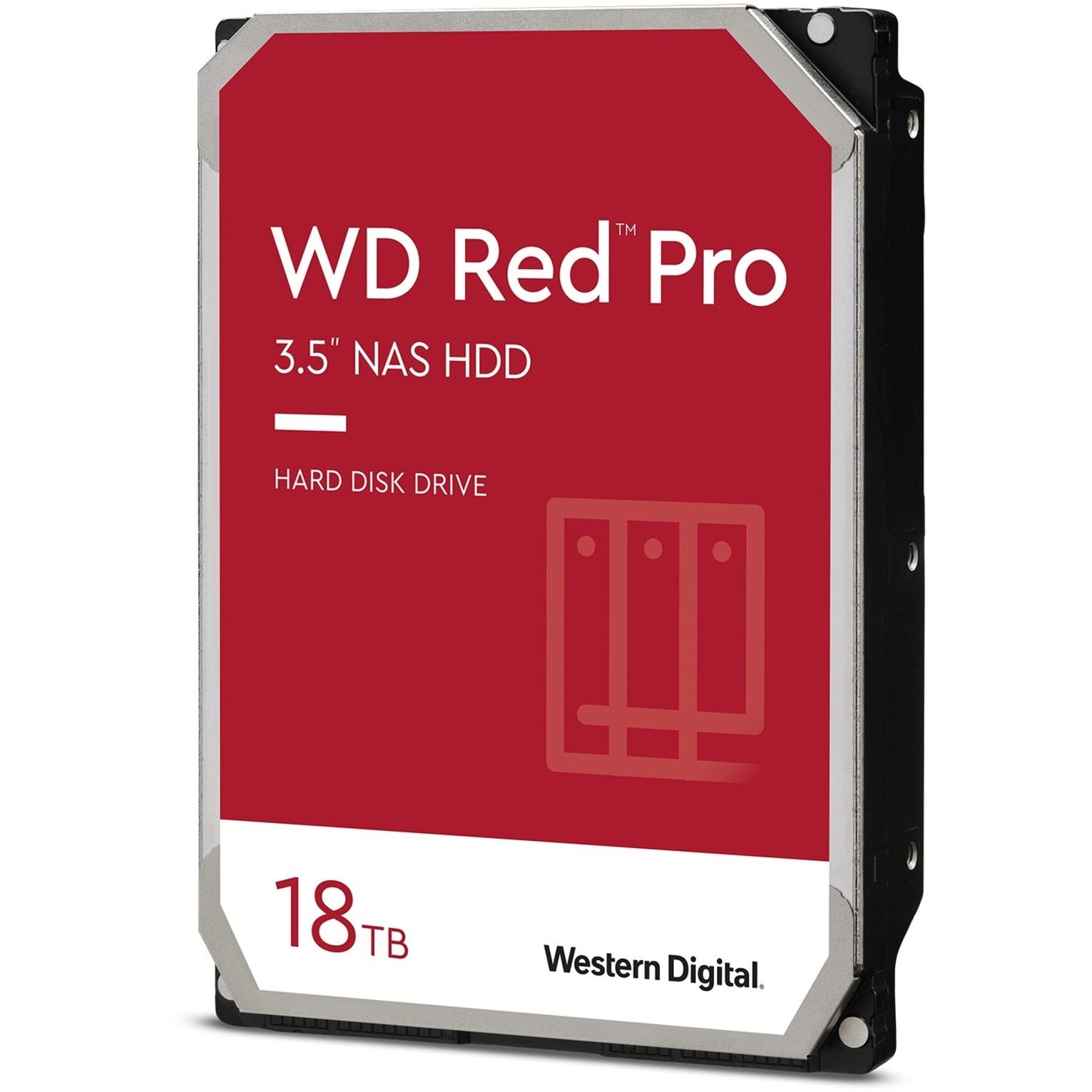 Western Digital WD181KFGX Red Pro 18TB NAS Hard Drive, 5 Year Warranty, SATA/600, 7200 RPM, 512MB Buffer