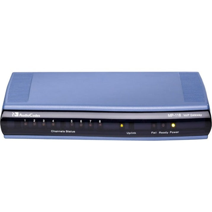 AudioCodes MP118/8O/SIP/D MediaPack 1xx VoIP Gateway, 8 FXO Ports, Fast Ethernet