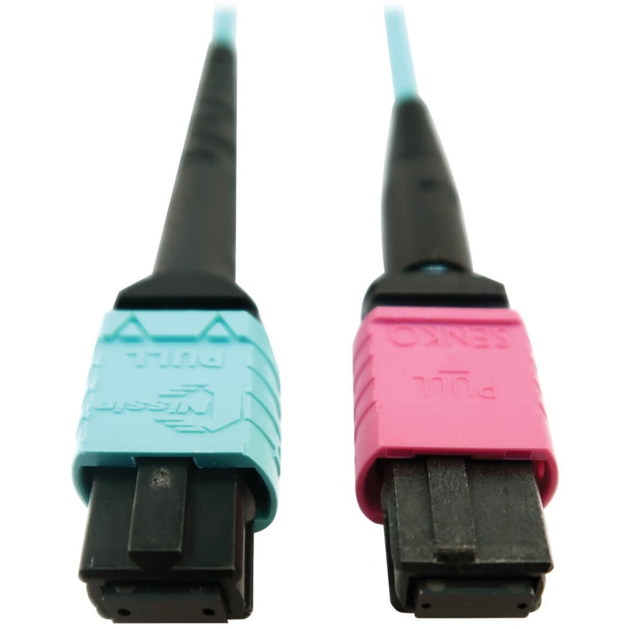 Tripp Lite N846D-01M-24DAQ Fiber Optic Patch Network Cable, 3.28 ft, Multi-mode, 400 Gbit/s