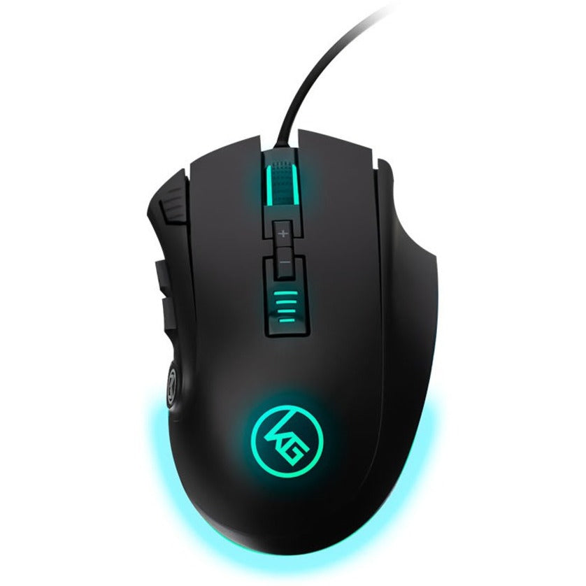 Kaliber Gaming GME680 MMOMENTUM Pro MMO Gaming Mouse, 12-Button, RGB LED, Adjustable Weight