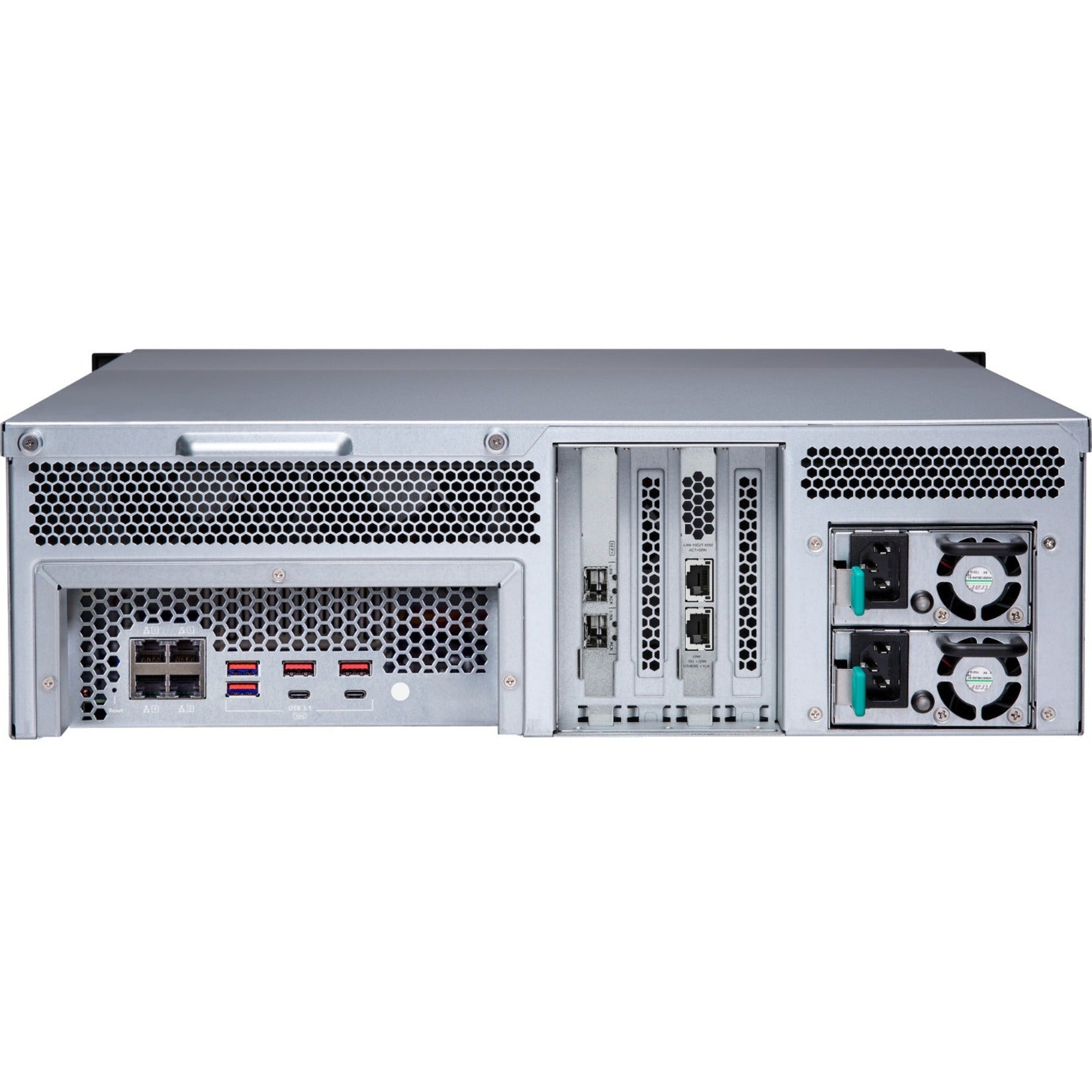 QNAP TS-H1683XU-RP-E2236-128G SAN/NAS Storage System TSH1683XURPE2236128G, 16-Bay, 128GB DDR4, QuTS hero 4.5.0, Xeon E-2236, 10GbE Ethernet