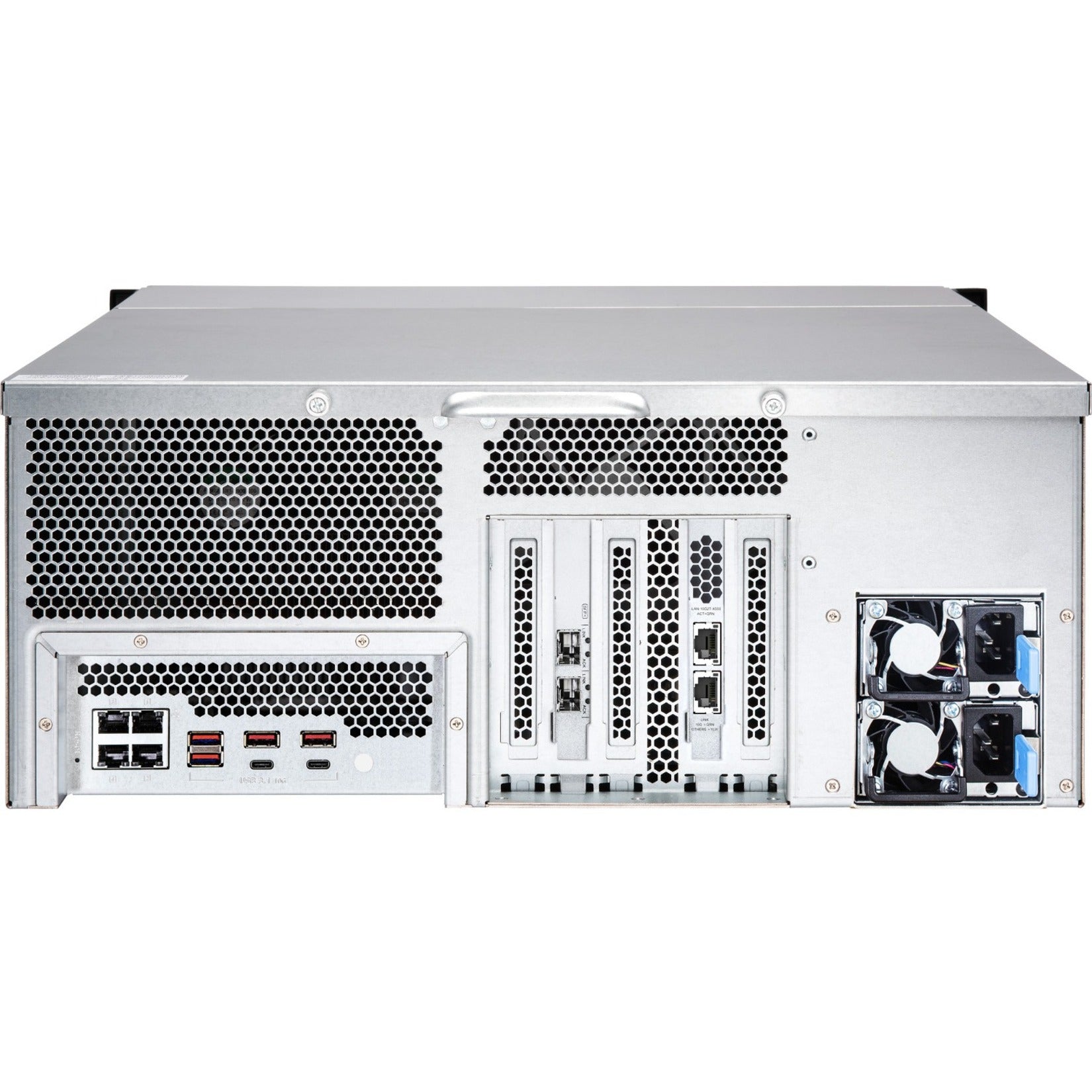 QNAP TS-H2483XU-RP-E2236-128G SAN/NAS Storage System TSH2483XURPE2236128G, 24 Bays, 128GB DDR4 RAM, 10GbE Ethernet