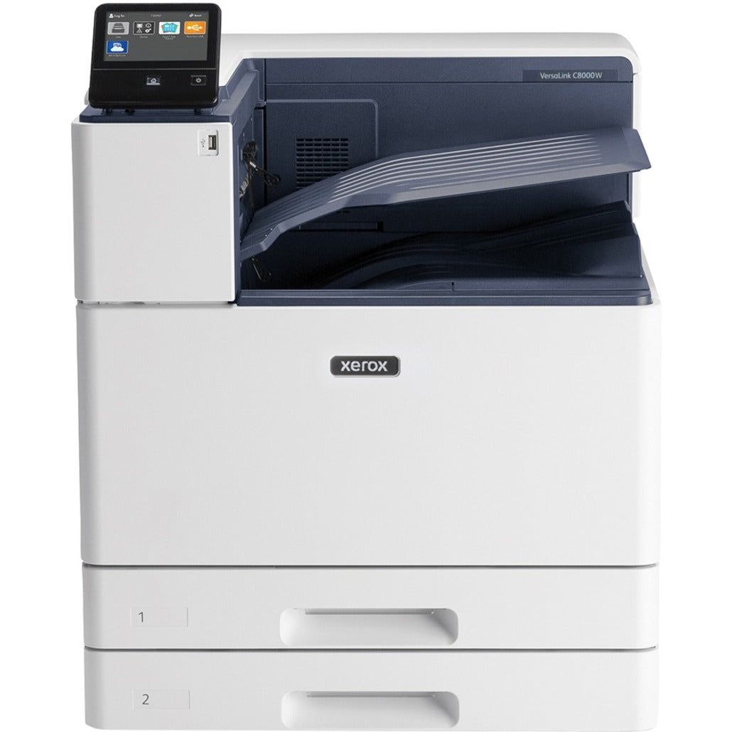 Xerox C8000W/DT VersaLink Color Laser Printer, 45 ppm, 1200 x 2400 dpi, 3 Trays