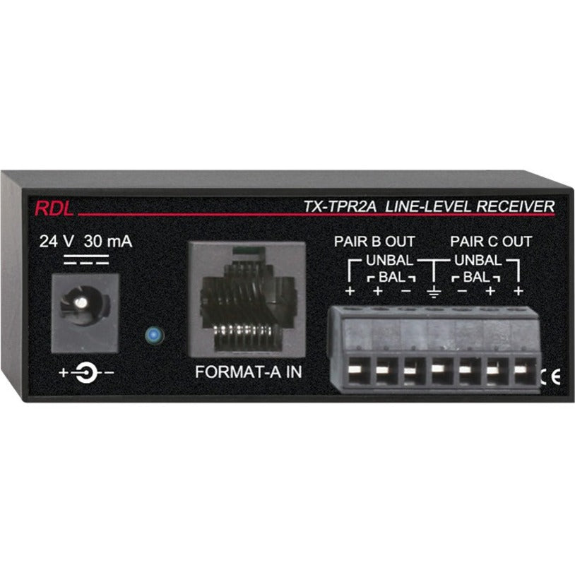 RDL TX-TPR2A Audio Receiver - Rack-mountable