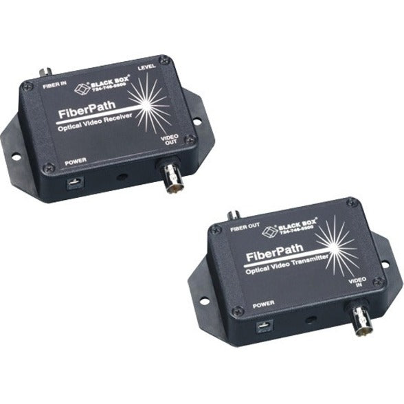 Black Box AC444A FiberPath Video Console/Extender, NTSC Video Signal Format, 3 Year Limited Warranty