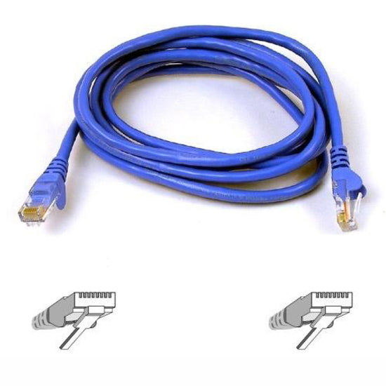 Belkin A3L980-06-BLU-S Cat. 6 UTP Patch Cable, 6 ft, Molded, Snagless, Blue