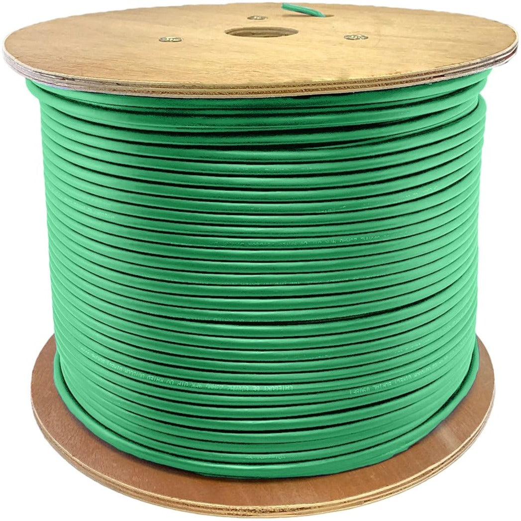 AddOn ADD-CAT6BULK1K-GN 1000ft Non-Terminated Green Cat6 UTP PVC Copper Patch Cable, Stranded, 24 AWG