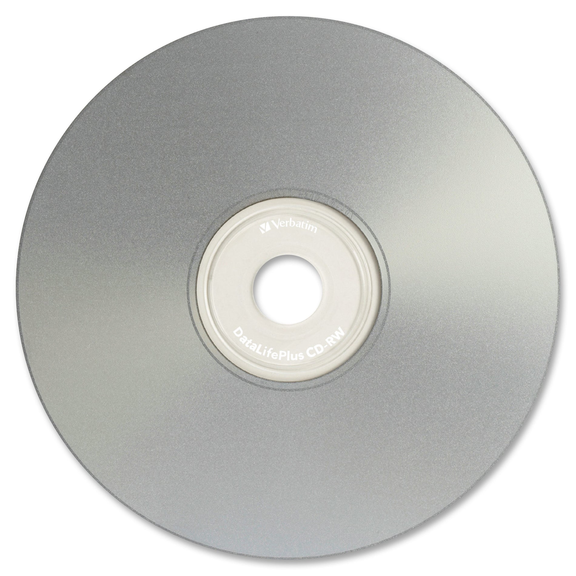 Verbatim 95160 DataLifePlus Silver Inkjet Printable CD-RW, 80MIN, 700 MB, 2x-4x, Slim Case
