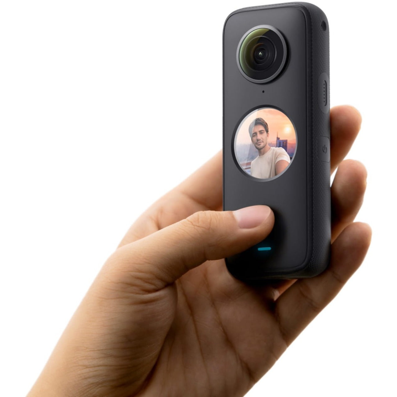 Insta360 CINOSXX/A ONE X2 360 Degree Digital Video Camera, 5.7K Recording, Voice Control, Water Proof